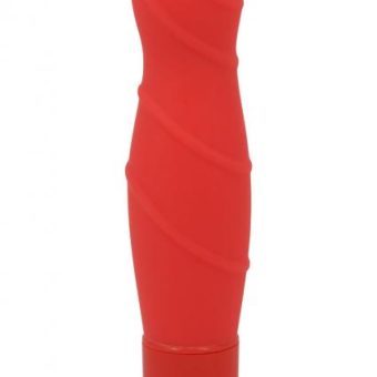 Pure Carress Multi Speed Silicone Vibe Waterproof Coral 4.25 Inch