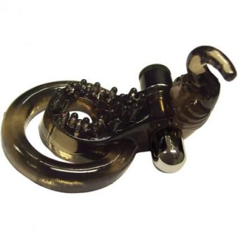 XTREME XTASY BLACK ELEPHANT VIBRATING COCK RING WATERPROOF