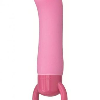 NAUGHTY POPS TRYST  VIBRATOR 100% SILICONE PINK WATERPROOF