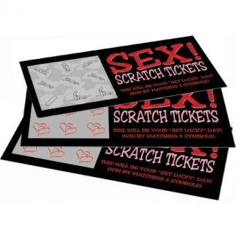 Sex Scratch Tickets 8 Per Pack