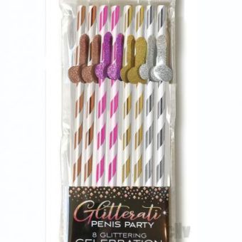 Glitterati Tall Straws 8pk