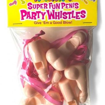 Super Fun Penis Party Whistles 6pk