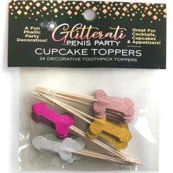Glitterati Penis Party Picks 24pk