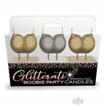 Glitterati Boobie Candles 4pc Set