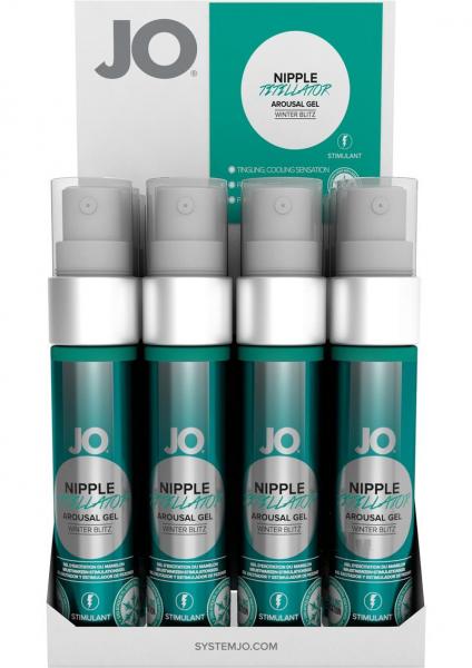 Nipple Tittilator Arousal Gel Winter Mint 1oz 12 Display
