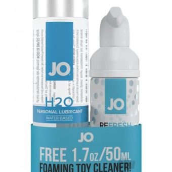 JO H2O Classic Lube 4oz + Free Travel Toy Cleaner