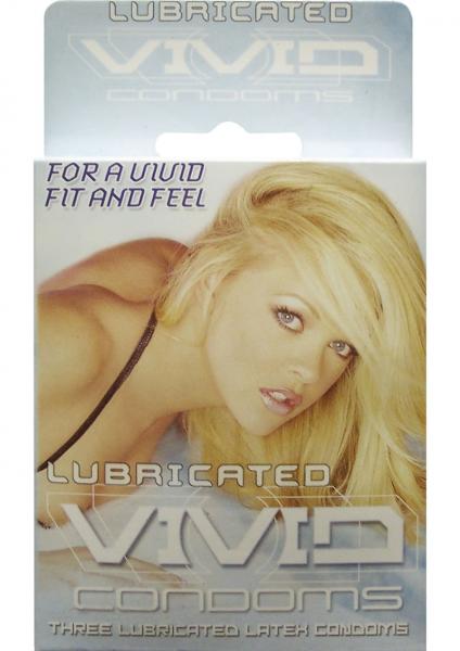 Vivid Lubricated Condoms 3 Pack