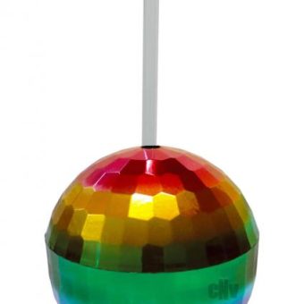 Rainbow Disco Ball Cup