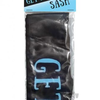 Get Me Drunk Sash Black O/S