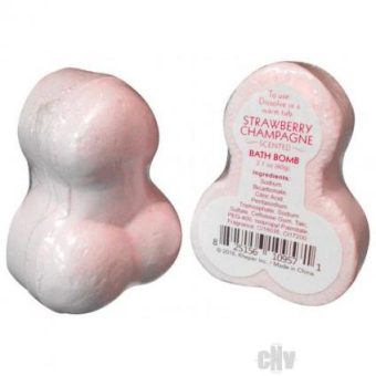 Naughty Bath Bomb Strawberry Champagne