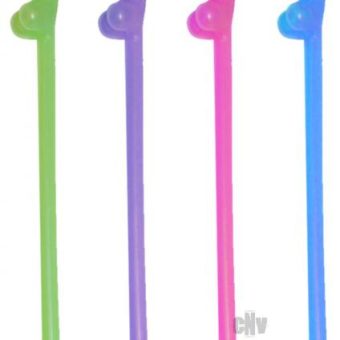Glow In The Dark Naughty Straws 8 Count