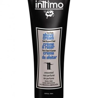 Wet Inttimo Rash Free Total Body Shave Cream For Men Unscented 2.8 Ounce