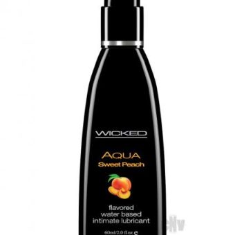 Wicked Aqua Sweet Peach Flavored Lubricant 2oz