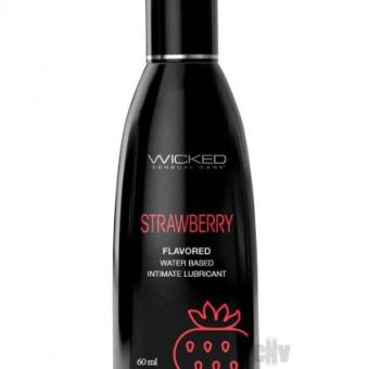 Wicked Aqua Strawberry Lube 2oz