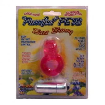 Purrrfect Pets Buzz Bunny Stimulator With Vibrating Bullet Pink