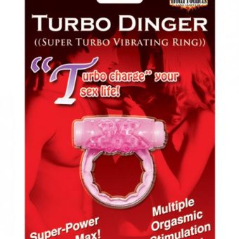 Humm Dinger Super Turbo Vibrating Cock Ring Magenta