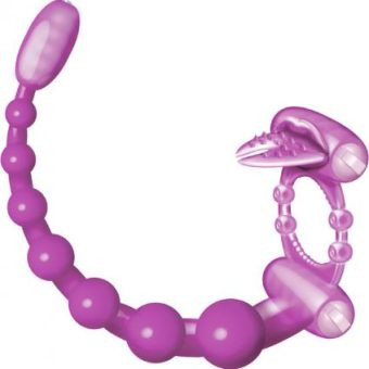 Super Xtreme Vibrating Scorpion Silicone Cockring Waterproof Purple
