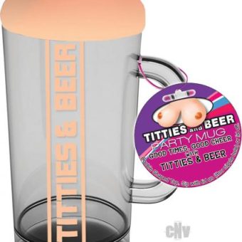Titties And Beer Boobie Glass