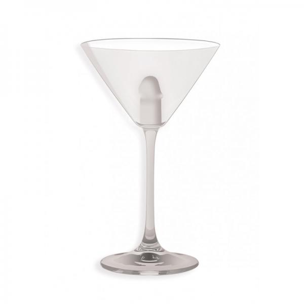 Light Up Martini Weenie Glass Clear