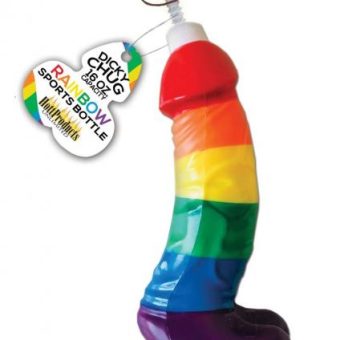 Rainbow Dicky Chug Sports Bottle 16 ounces Capacity