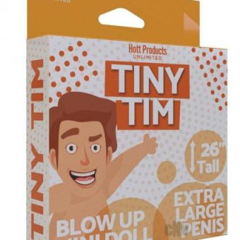 Tiny Tim Blow Up Party Doll Vanilla