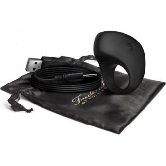 Frederick's of Hollywood Rechargeable Vibrating Ring Black