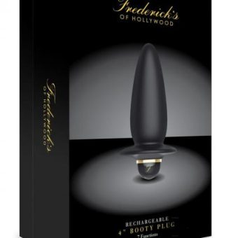 Foh Rechargeable 4 Booty Plug Blk