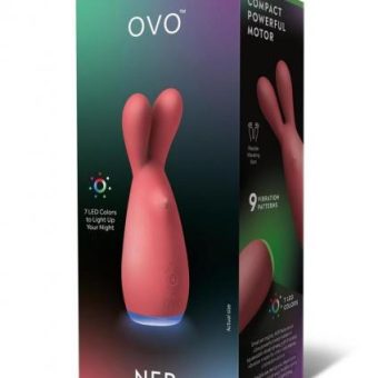 Ovo Ner Clitoral Vibrator Red/orange