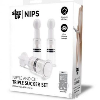 Su Nipple Clit Triple Sucker Set