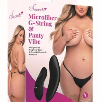 Sk Microfibe Gstring Panty Vibe Qn Black