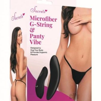 Sk Microfibe Gstring Panty Vibe Os Black