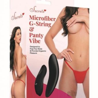 Sk Microfibe Gstring Panty Vibe Os Red