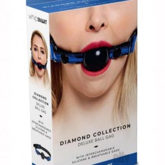 Whipsmart Deluxe Ball Gag Blue