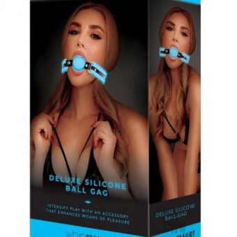 Whipsmart Gitd Deluxe Ball Gag Blue