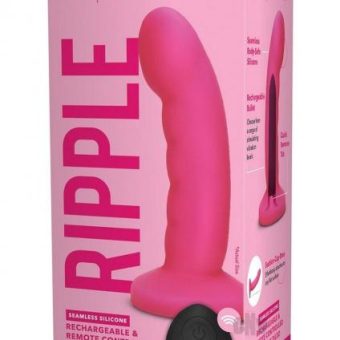 Whipsmart Curved Ripple Dildo 6 Pink