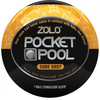 Zolo Pocket Pool Sure Shot Orange Sleeve