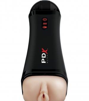 PDX Elite Talk Back Super Stroker Beige Pussy