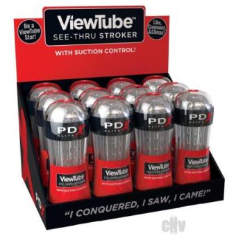 Pdx Elite Viewtube Stroker 12/disp