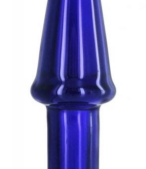 Nadi Glass Butt Plug Blue