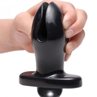 Ass Anchor Remote Control Vibe Plug Black