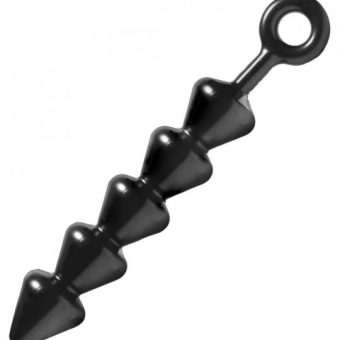 Spades XL Anal Beads Black