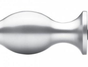 Ammo Anal Plug 4 inches Silver