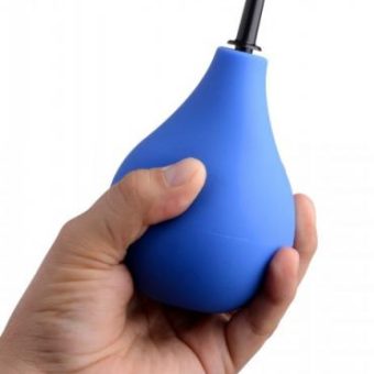 Premium One-Way Valve Anal Douche Blue