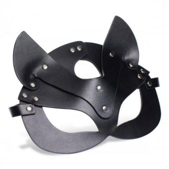 Naughty Kitty Cat Mask Black O/S