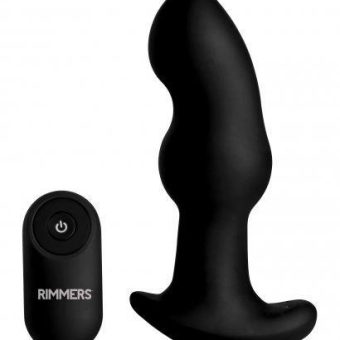 Gyro-I 10X Beaded Rimming Butt Plug With Remote Control