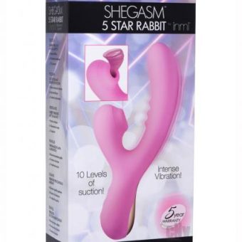 Inmi 5 Star 8x Suction Rabbit Pink