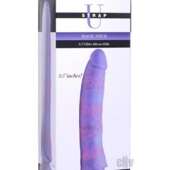 Strap U Magic Stick Glit Dildo 9.5 Purpl