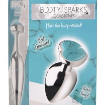 Booty Sparks Turquoise Heart Lg Plug
