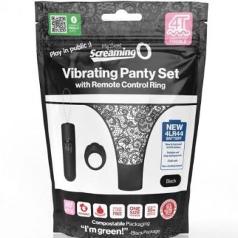 My Secret Screaming O 4t Panty Vibe Blk