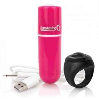 Charged Vooom Remote Control Bullet Vibrator Pink